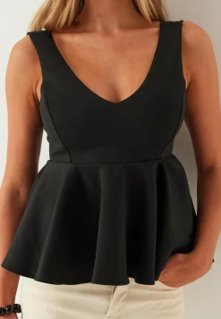 BUBBLEROOM Juhlatopit|Rennot Topit*Scuba Peplum Top