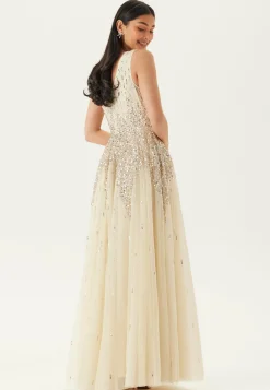 Goddiva Juhlamekot|Vanhojentanssimekot*Sequin Sunray Sleeveless Maxi Dress