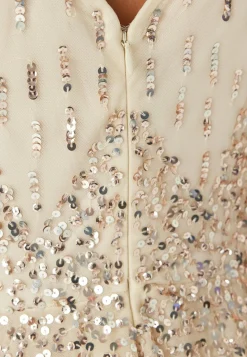 Goddiva Juhlamekot|Vanhojentanssimekot*Sequin Sunray Sleeveless Maxi Dress