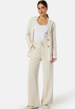 SELECTED Rennot Setit|Leveälahkeiset Housut*Sflviva-Gulia HW Linen Pant