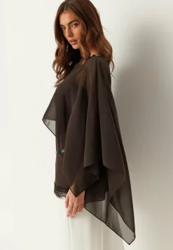 Bubbleroom Occasion Juhlatopit|Rennot Topit*Sheer Chiffon Cape
