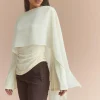 Bubbleroom Occasion Juhlatopit|Rennot Topit*Sheer Chiffon Cape