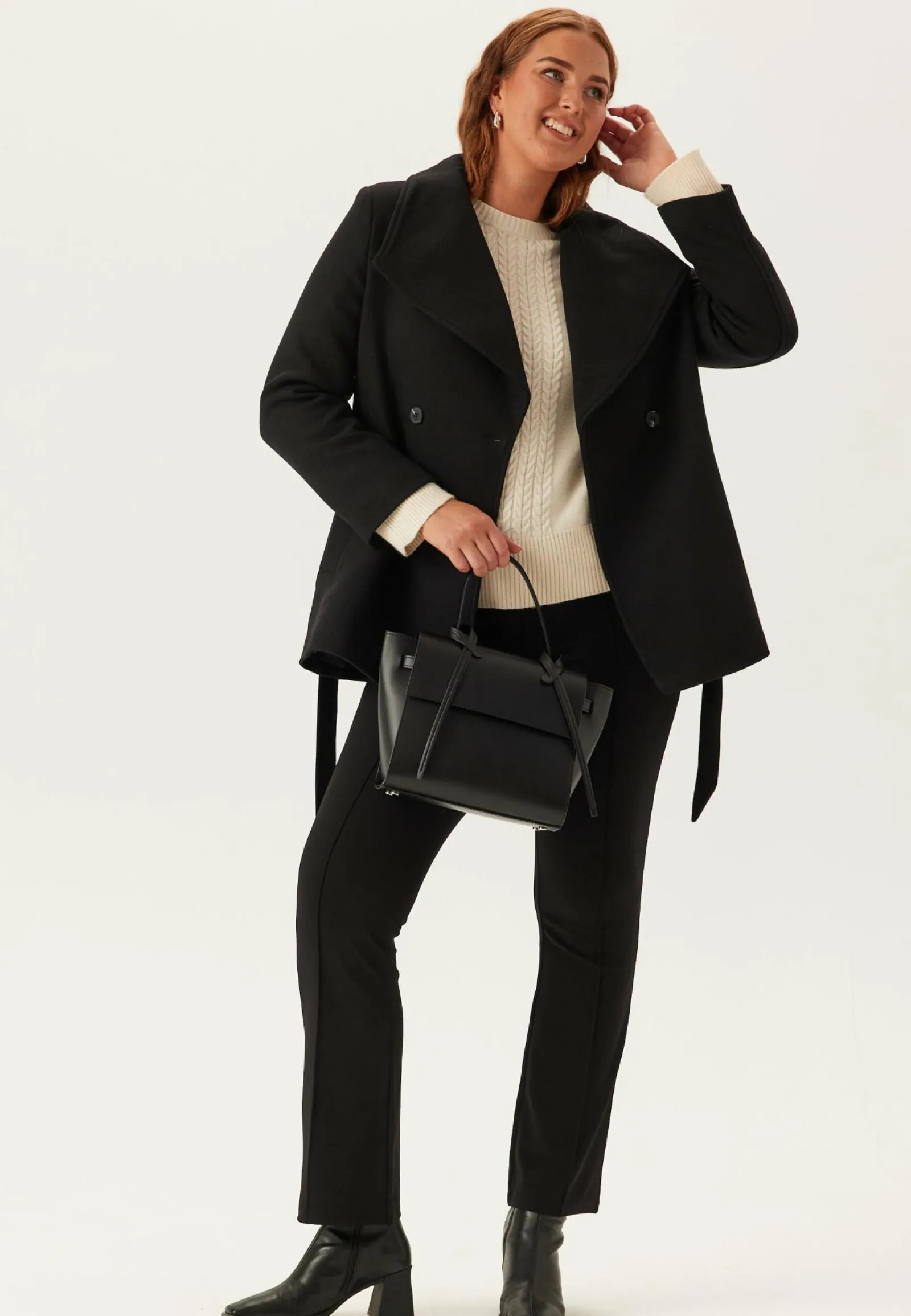 BUBBLEROOM Syystakit|Takit*Short Wool Blend Coat