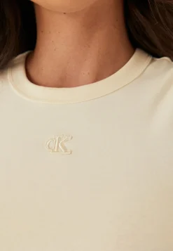 Calvin Klein Jeans Minimekot|Trikoomekot*Sl Ctn Contour 1x1 Rib Ss Midi Dress