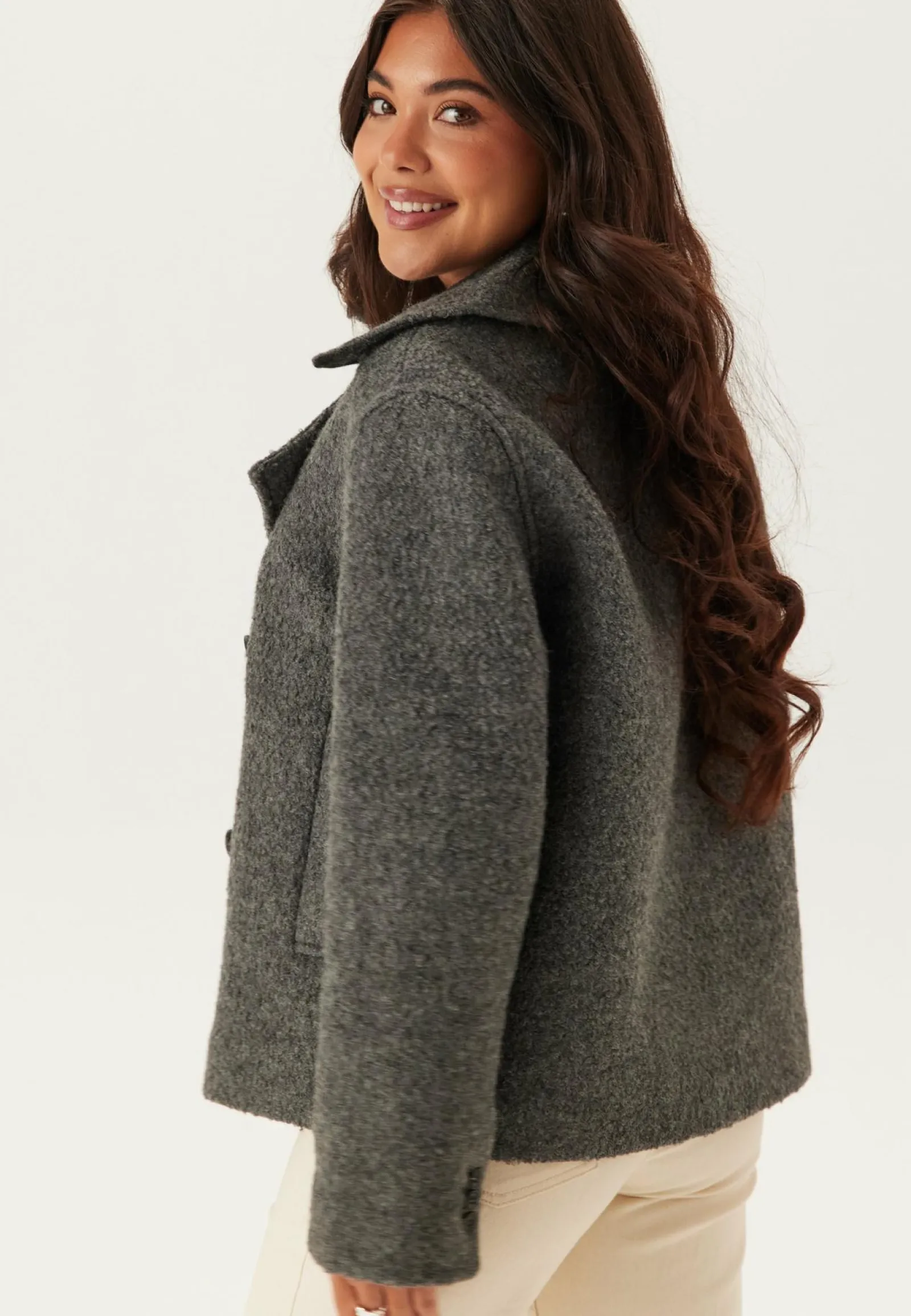 SELECTED Syystakit|Takit*Slfalma Boucle Wool Blend Jack