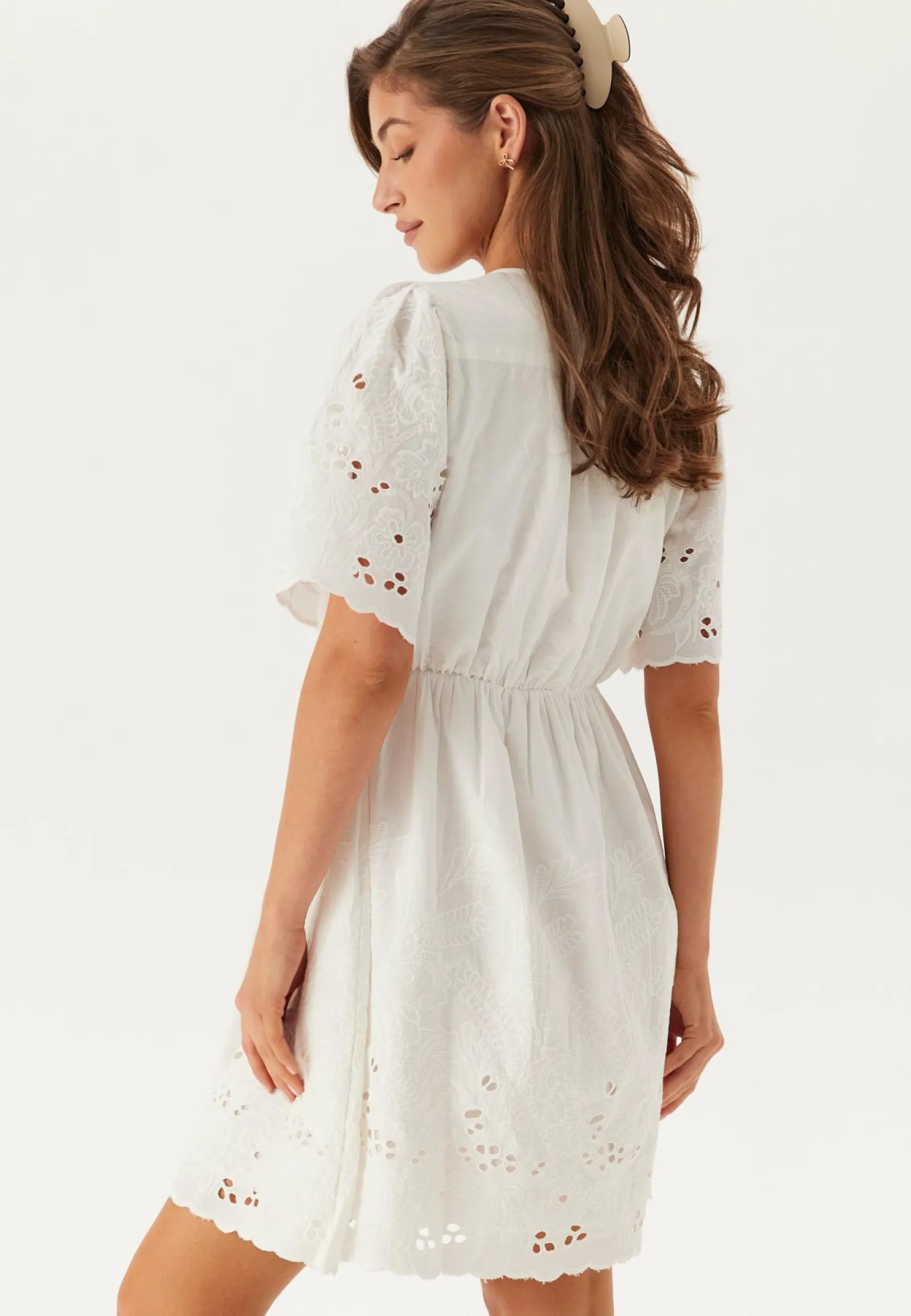 SELECTED Juhlamekot|Minimekot*Slfdahlia Ss Short Broderi Dre