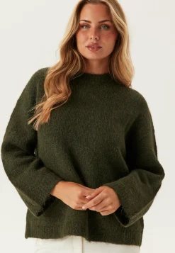 SELECTED Neulepuserot|Neulotut Neulepuserot*Slfgabriella Ls Knit New O-nec