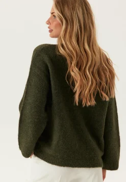 SELECTED Neulepuserot|Neulotut Neulepuserot*Slfgabriella Ls Knit New O-nec