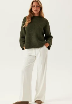 SELECTED Neulepuserot|Neulotut Neulepuserot*Slfgabriella Ls Knit New O-nec