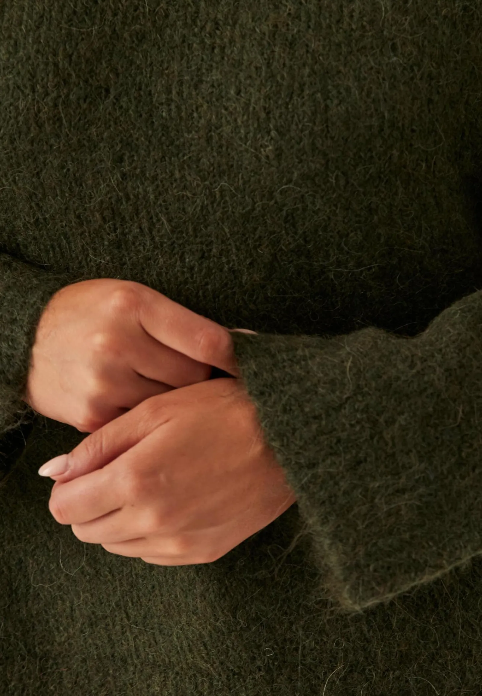 SELECTED Neulepuserot|Neulotut Neulepuserot*Slfgabriella Ls Knit New O-nec