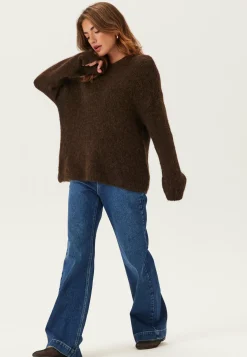 SELECTED Neulepuserot|Neulotut Neulepuserot*Slfgabriella Ls Knit New O-nec