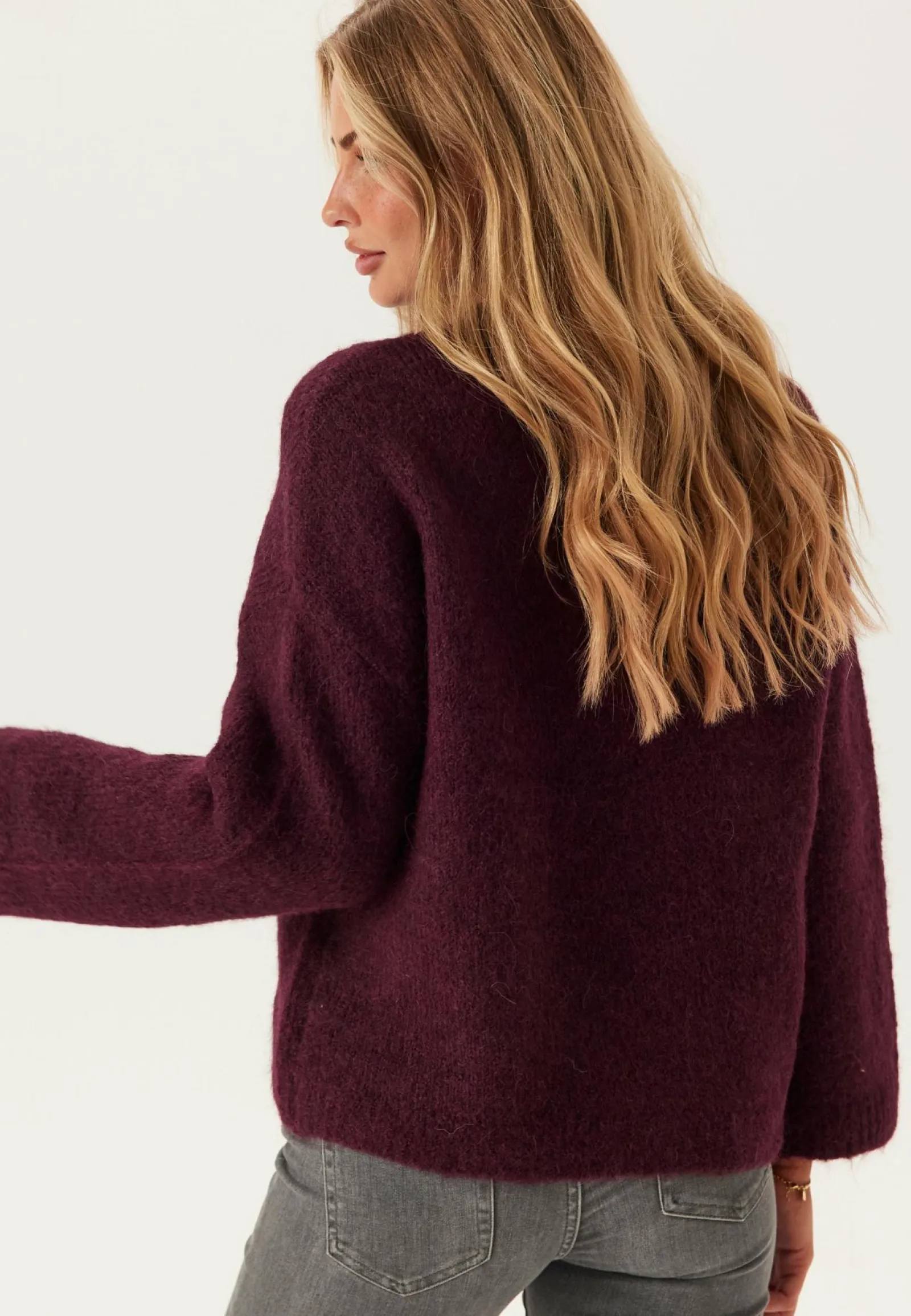 SELECTED Neulepuserot|Neulotut Neulepuserot*Slfgabriella Ls Knit New O-nec