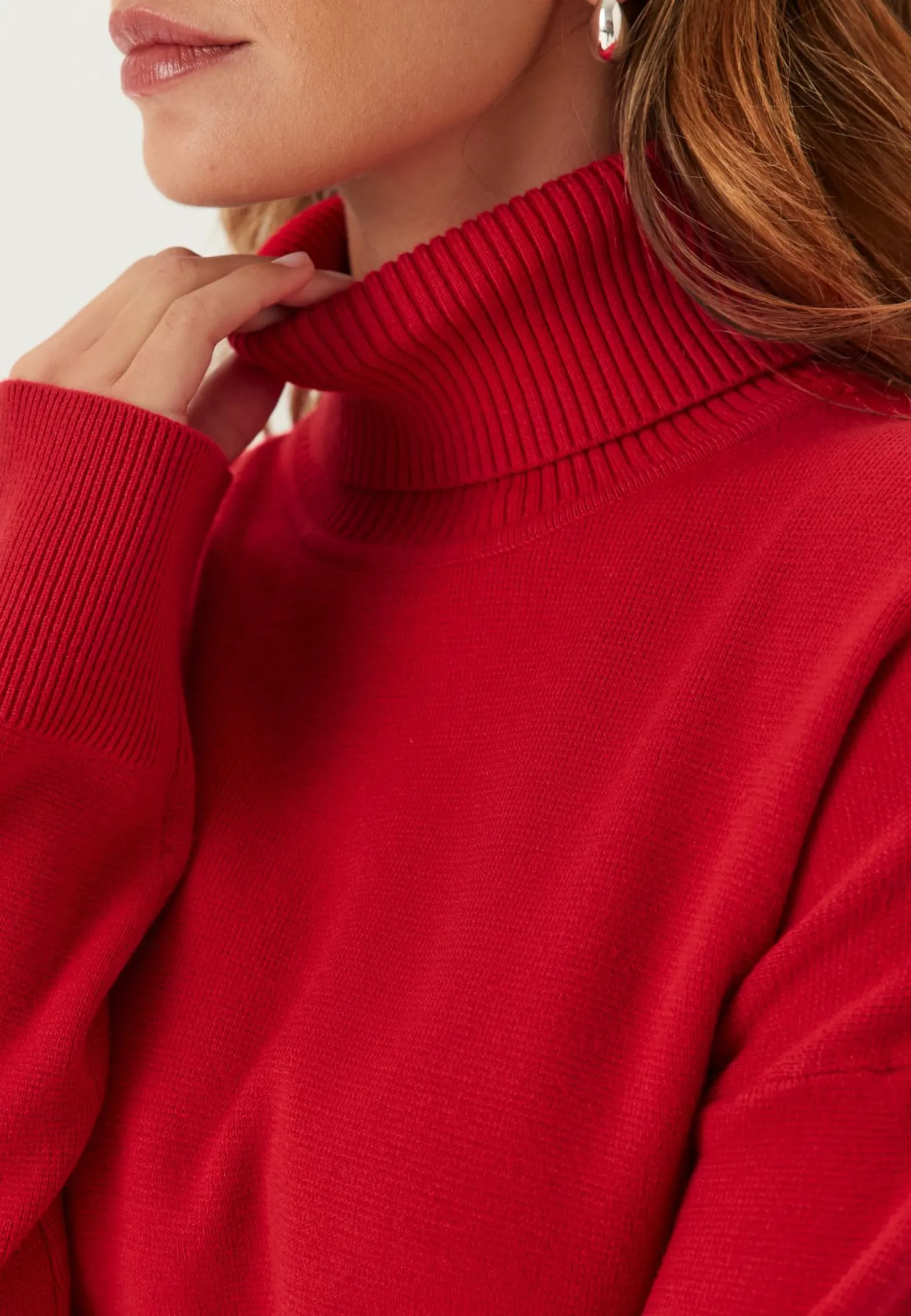 SELECTED Pooloneuleet|Neulepuserot*Slfkamma Ls Knit Roll Neck Noo