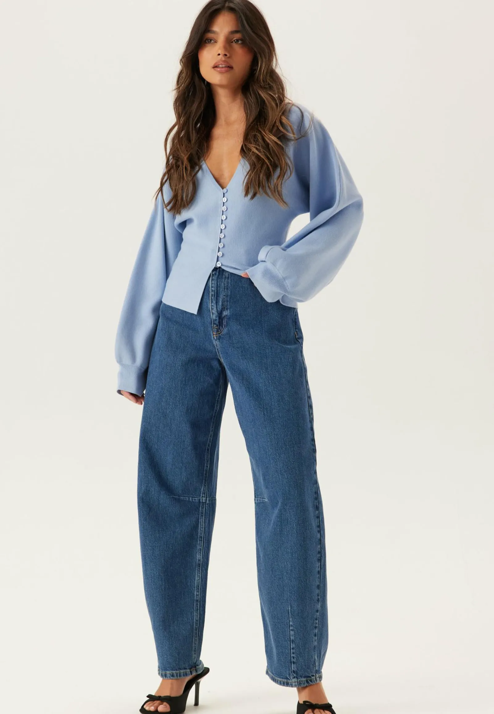 SELECTED Farkut|Leveälahkeiset Farkut*Slfloose Barrel Ane-kori Mw Jeans