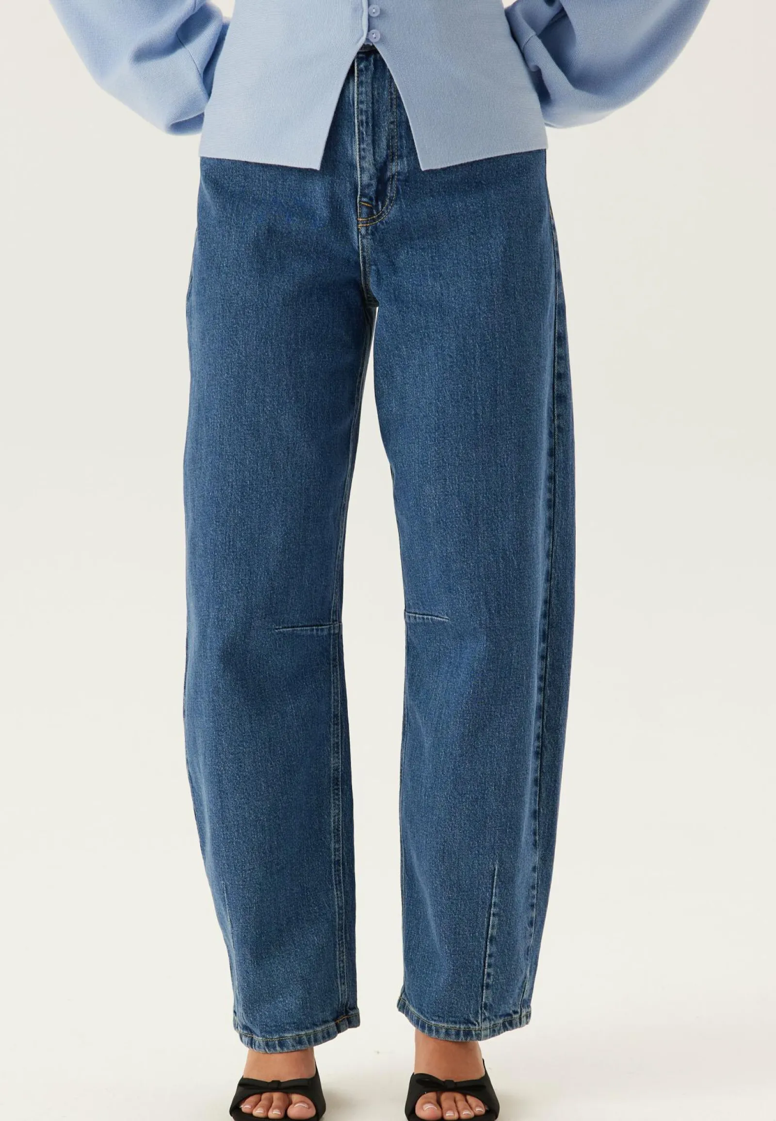 SELECTED Farkut|Leveälahkeiset Farkut*Slfloose Barrel Ane-kori Mw Jeans