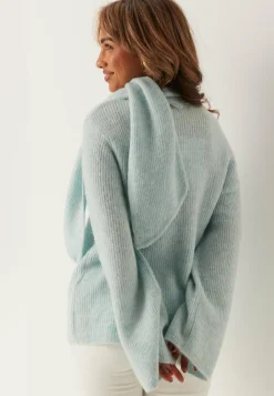 SELECTED Neulepuserot|Neulotut Neulepuserot*Slflulu Ls Bow Knit