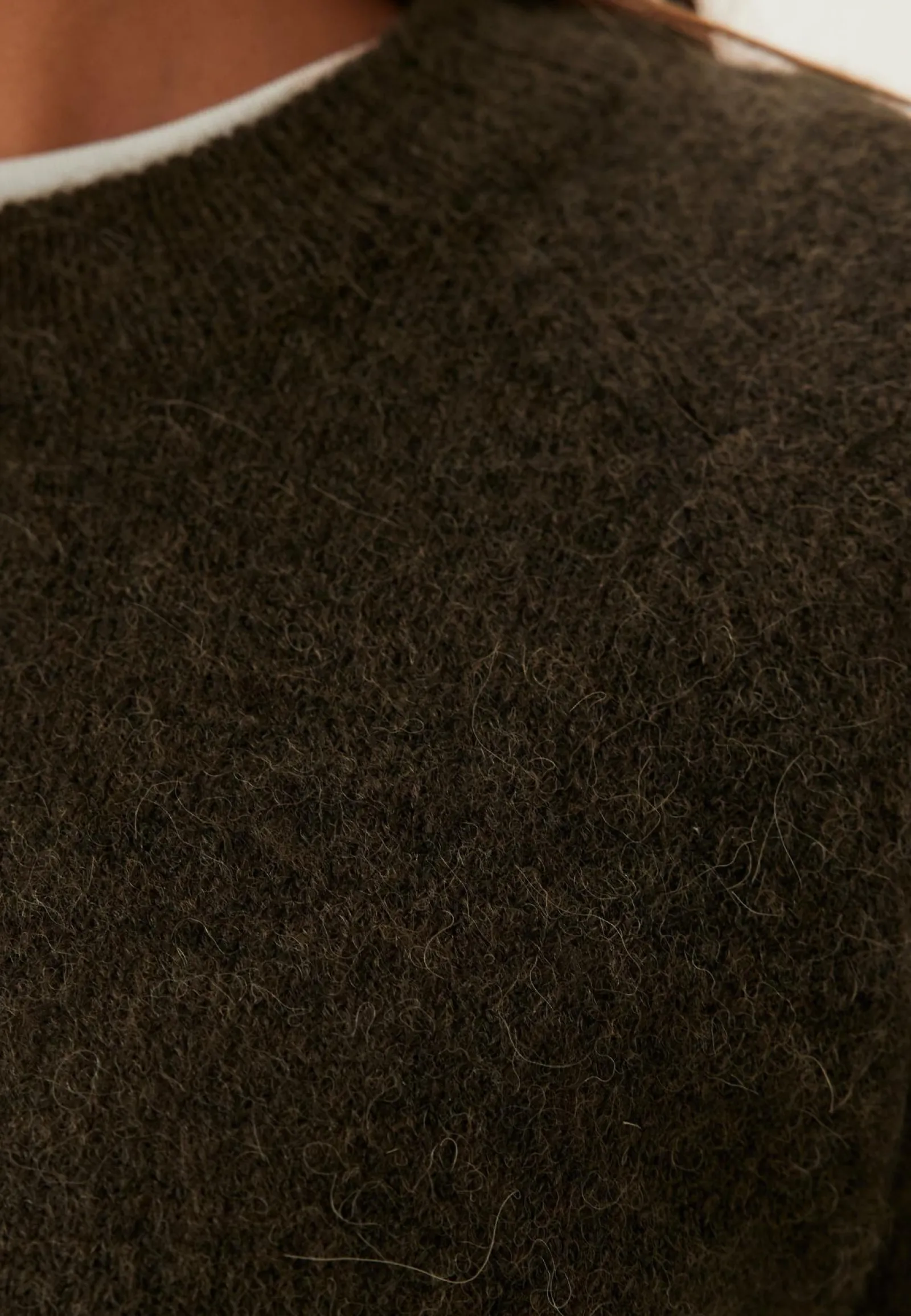 SELECTED Neulepuserot|Neulotut Neulepuserot*Slflulu LS Knit O-Neck