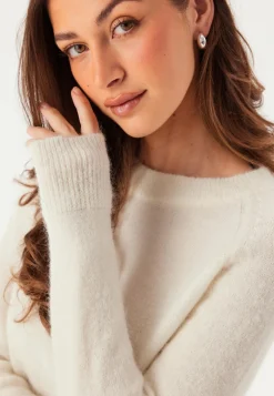 SELECTED Neulepuserot|Neulotut Neulepuserot*Slflulu LS Knit O-Neck