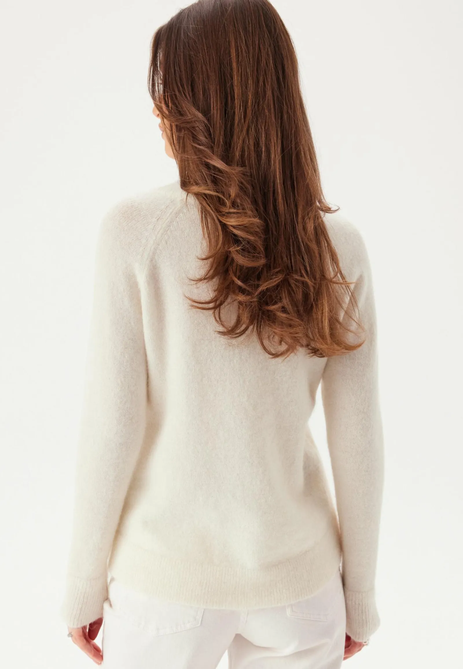 SELECTED Neulepuserot|Neulotut Neulepuserot*Slflulu LS Knit O-Neck