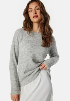 SELECTED Neulepuserot|Neulotut Neulepuserot*Slflulu LS Knit O-Neck