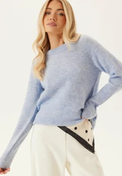 SELECTED Neulepuserot|Neulotut Neulepuserot*Slflulu LS Knit O-Neck