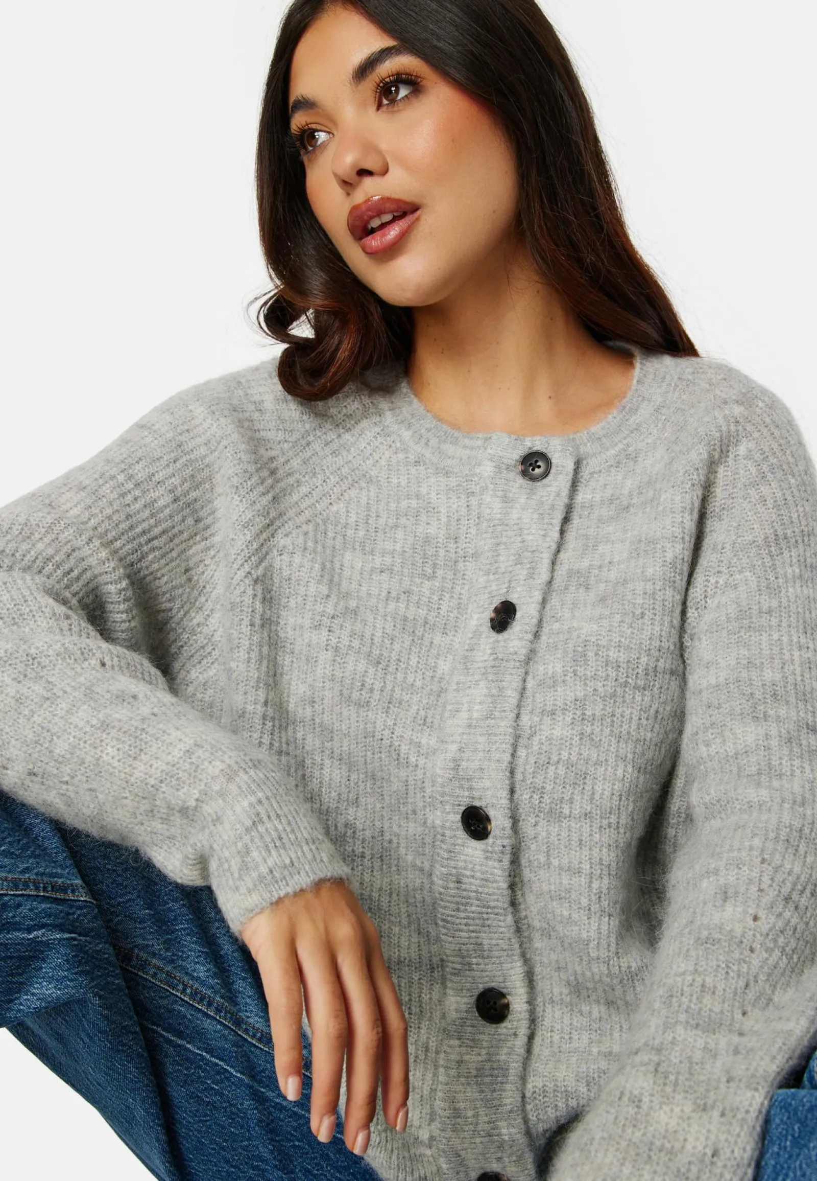 SELECTED Neuletakit Ja Neuleet|Neuletakit*Slflulu LS knit short cardigan