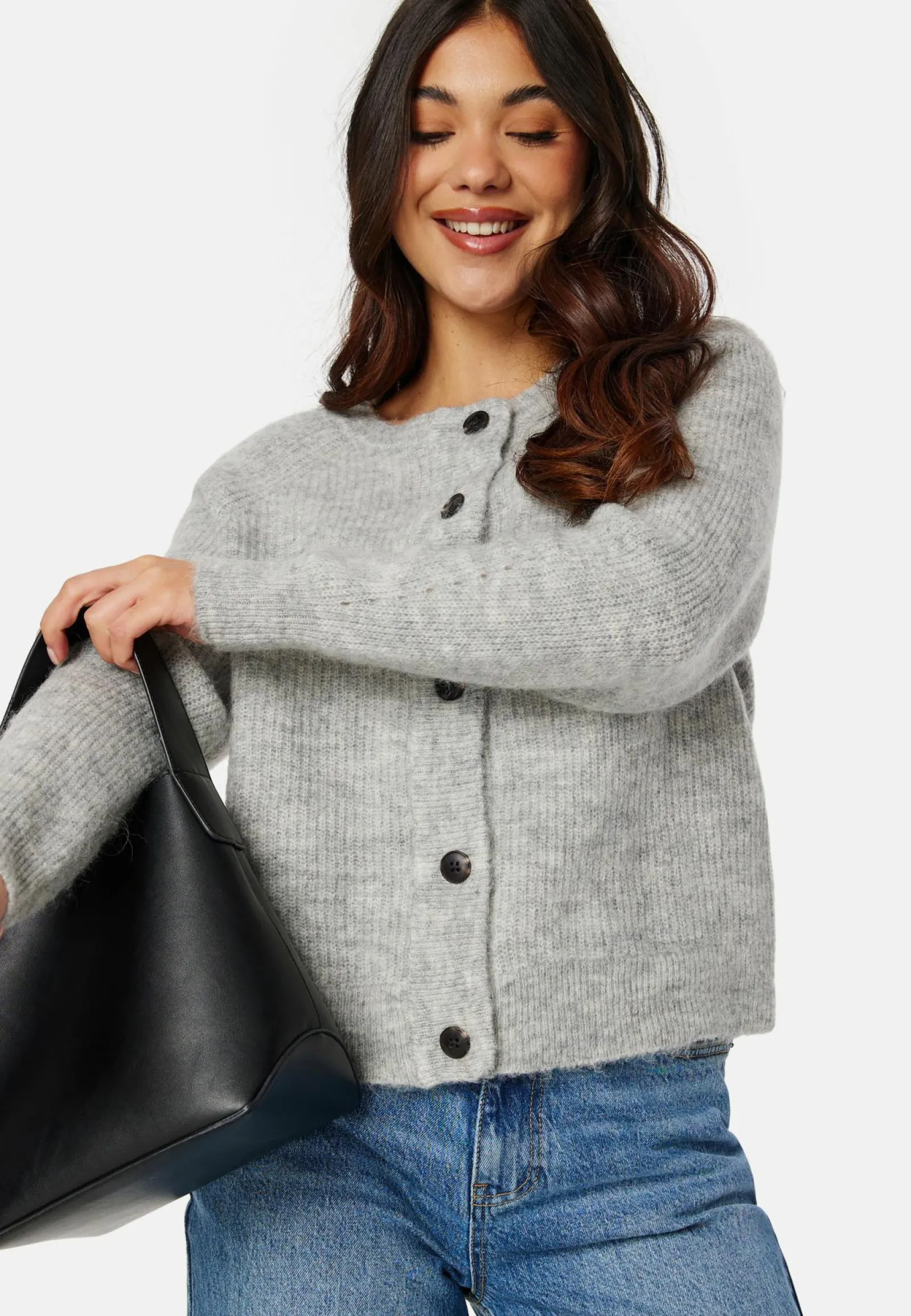 SELECTED Neuletakit Ja Neuleet|Neuletakit*Slflulu LS knit short cardigan