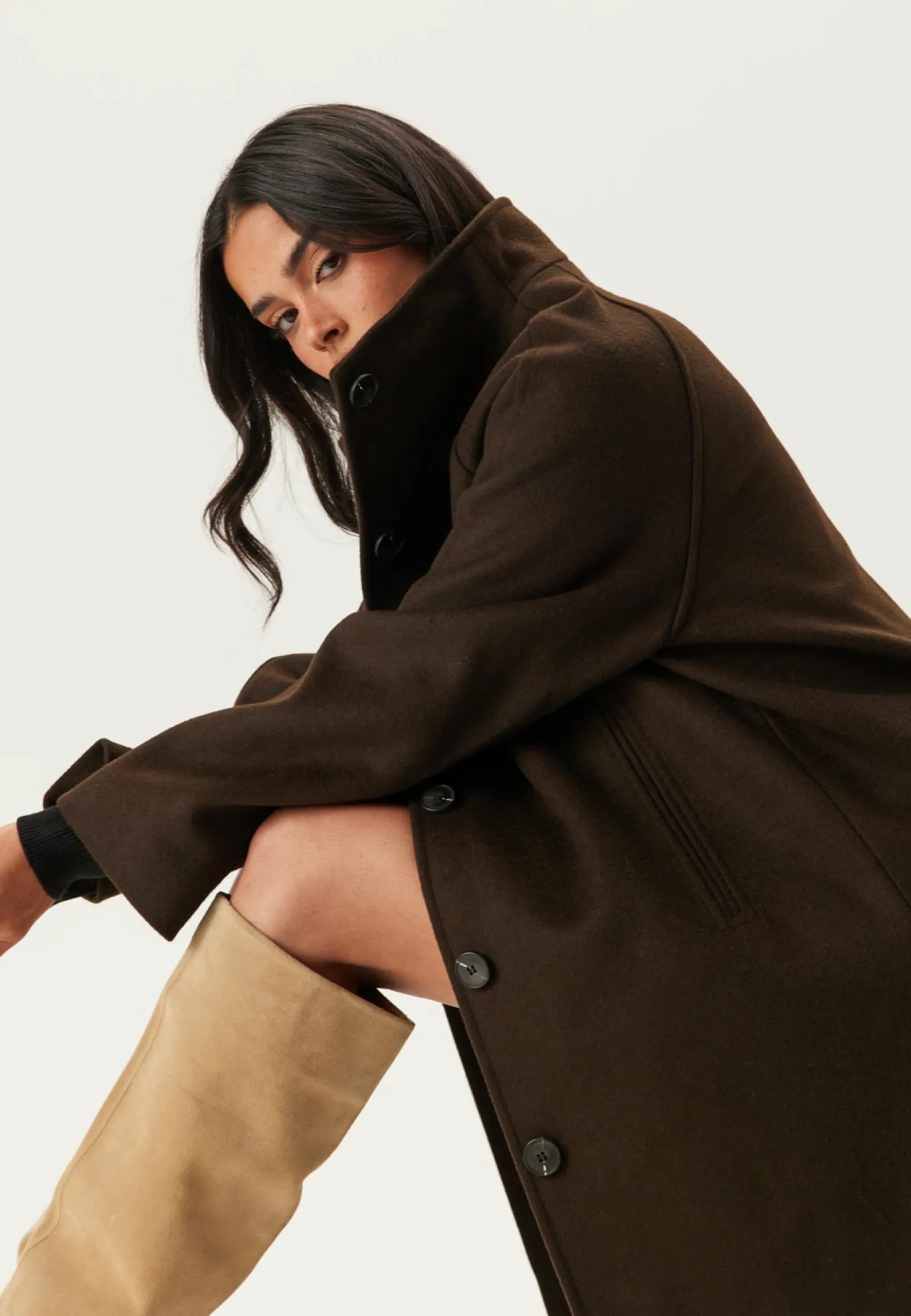 SELECTED Takit|Villakangastakit*Slfvinni Wool Blend Coat