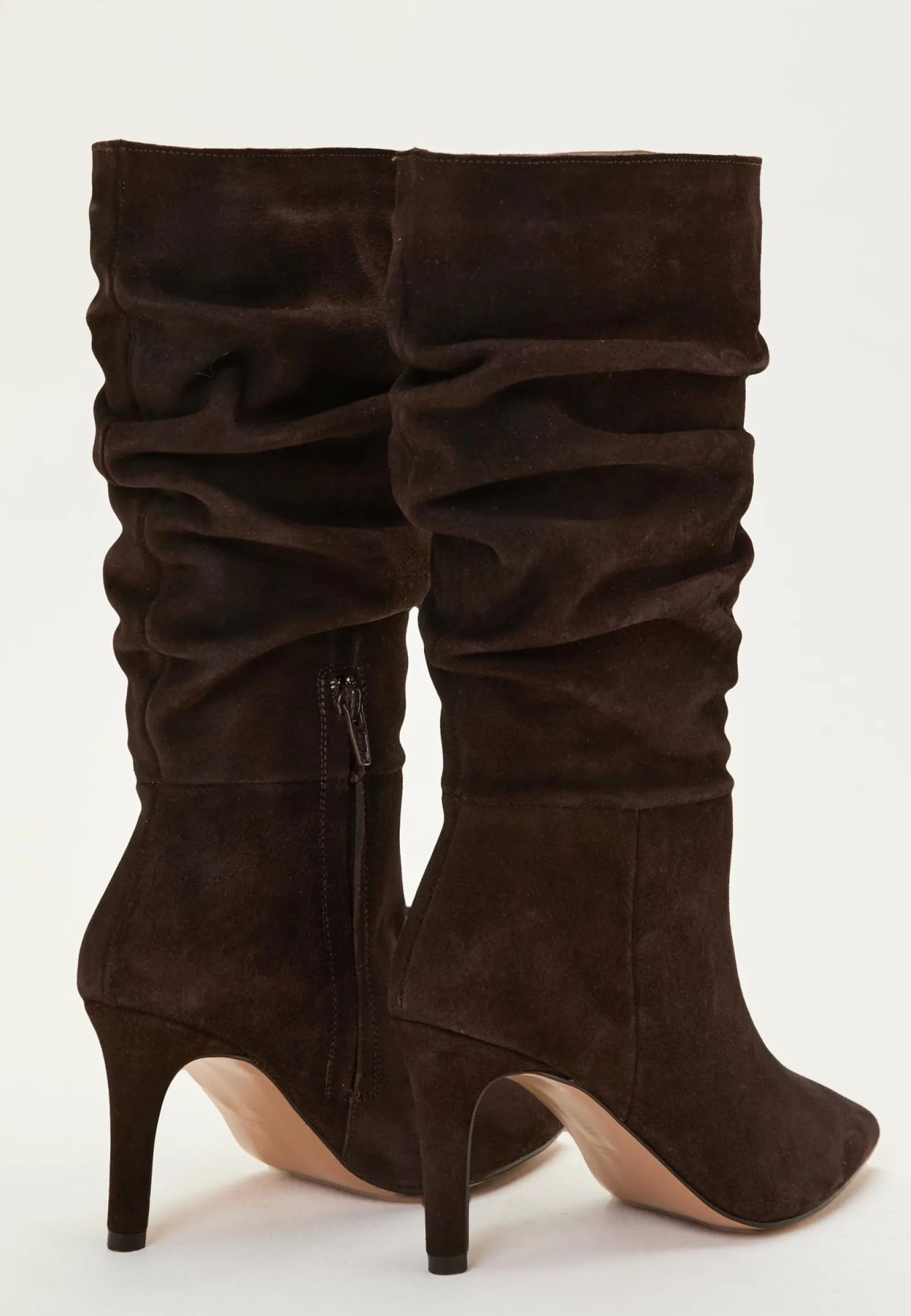 MAKE WAY Aidon Nahan Kengät|Korkokengät*Slouchy Suede Boot