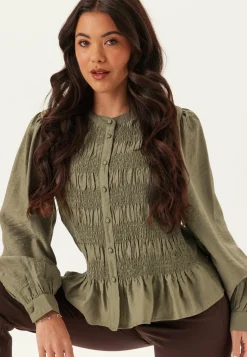 Happy Holly Yksiväriset Puserot Ja Paidat|Tunikat Ja Puserot*Smock Blouse