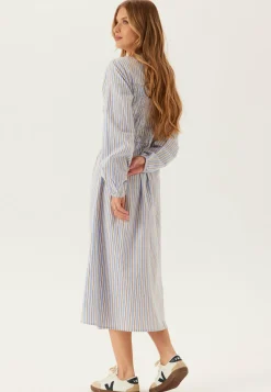 BUBBLEROOM Raidalliset Mekot|Smokkimekot*Smock Cotton Dress