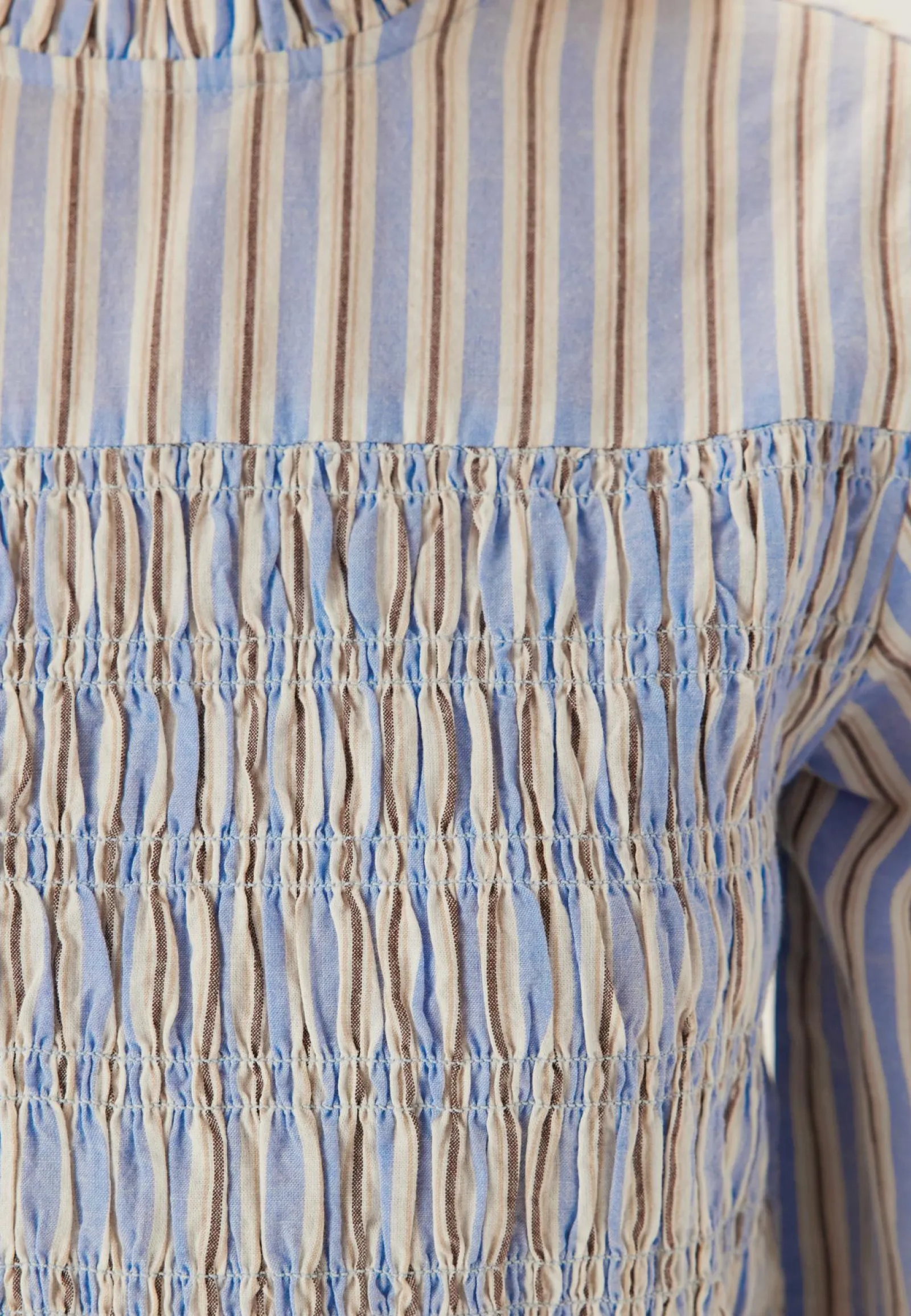 BUBBLEROOM Raidalliset Mekot|Smokkimekot*Smock Cotton Dress