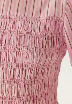 BUBBLEROOM Raidalliset Mekot|Smokkimekot*Smock Cotton Dress