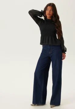 BUBBLEROOM Röyhelöpuserot|Tunikat Ja Puserot*Smock L/S Blouse