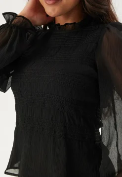 BUBBLEROOM Röyhelöpuserot|Tunikat Ja Puserot*Smock L/S Blouse