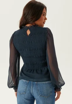 BUBBLEROOM Yksiväriset Puserot Ja Paidat|Tunikat Ja Puserot*Smock L/S Blouse