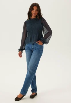 BUBBLEROOM Yksiväriset Puserot Ja Paidat|Tunikat Ja Puserot*Smock L/S Blouse