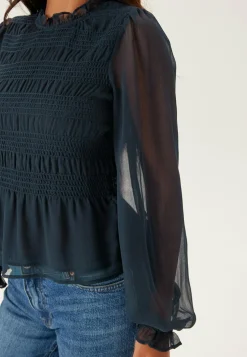 BUBBLEROOM Yksiväriset Puserot Ja Paidat|Tunikat Ja Puserot*Smock L/S Blouse