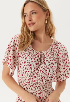 Happy Holly Kukkakuosiset Ja Kuviolliset Mekot|Kesämekot*Smock Maxi Viscose Dress