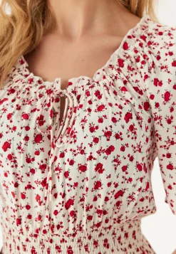 Happy Holly Kukkakuosiset Ja Kuviolliset Mekot|Kesämekot*Smock Maxi Viscose Dress