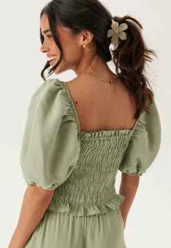 BUBBLEROOM Perustopit*Smock Modal Blouse