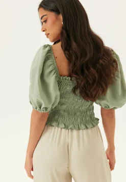 BUBBLEROOM Perustopit*Smock Modal Blouse