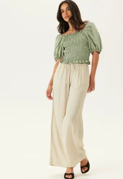 BUBBLEROOM Perustopit*Smock Modal Blouse