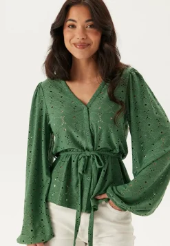 Happy Holly Pitkähihaiset Topit|Rennot Topit*Soft Broderie Anglaise Top