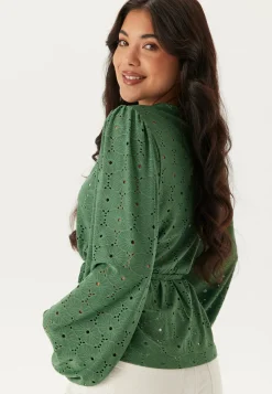 Happy Holly Pitkähihaiset Topit|Rennot Topit*Soft Broderie Anglaise Top