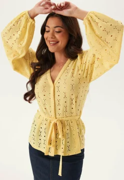 Happy Holly Yksiväriset Puserot Ja Paidat|Tunikat Ja Puserot*Soft Broderie Anglaise Top