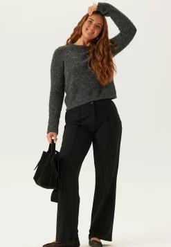 BUBBLEROOM Suorat Housut|Juhlahousut*Soft Suit Straight Trousers