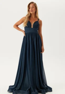 Christian Koehlert Uudenvuoden Mekot|Glittermekot*Sparkling Evening Dress With Tie Back