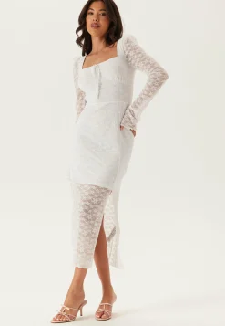 BUBBLEROOM Kesämekot|Pitkähihaiset Mekot*Square Neck Lace Dress