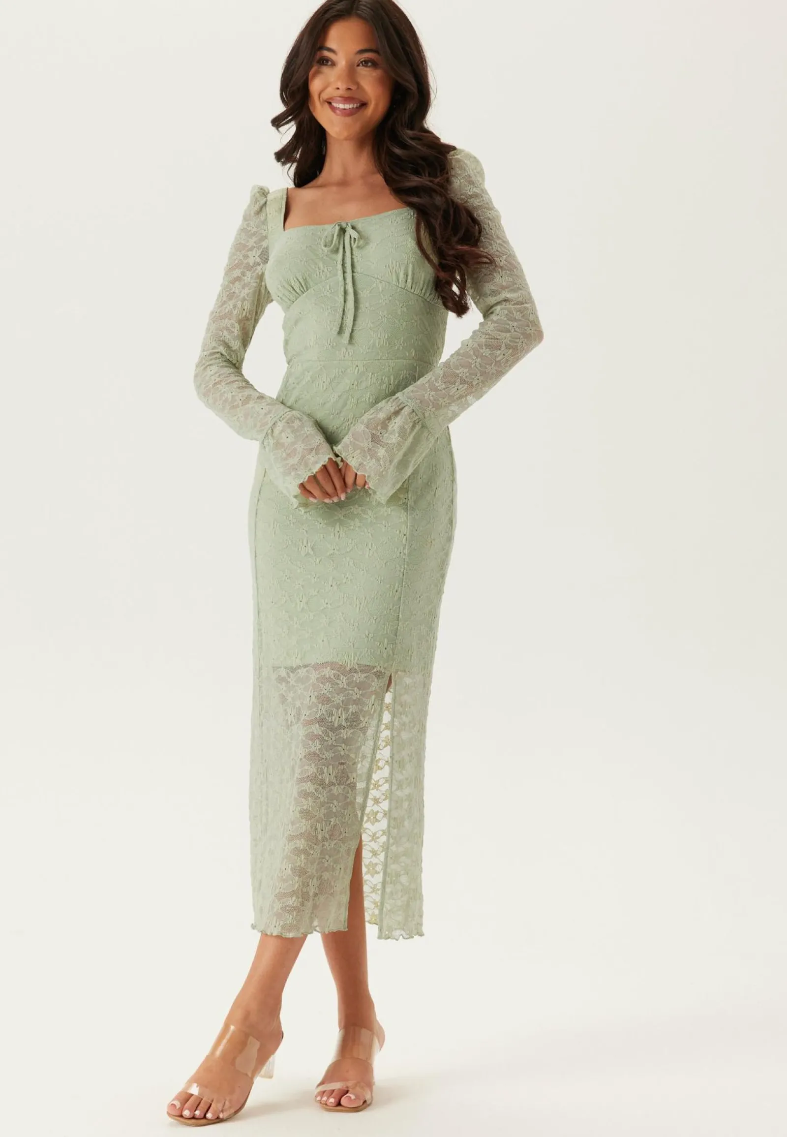 BUBBLEROOM Juhlamekot|Kesämekot*Square Neck Lace Dress